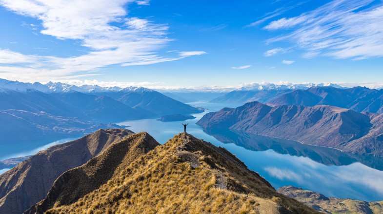 Go hiking in Wanaka in New Zealand in November.