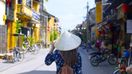 A tourist woman exploring Hoi An, one of the best places to visit in Vietnam.