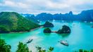 Scenic view of Ha Long Bay during one of the best times to visit Vietnam.