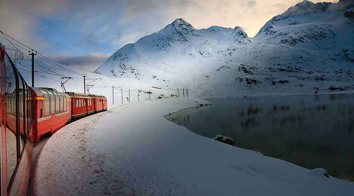 The Bernina Express Train Journey