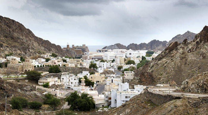 A view of the city Muscat, Oman